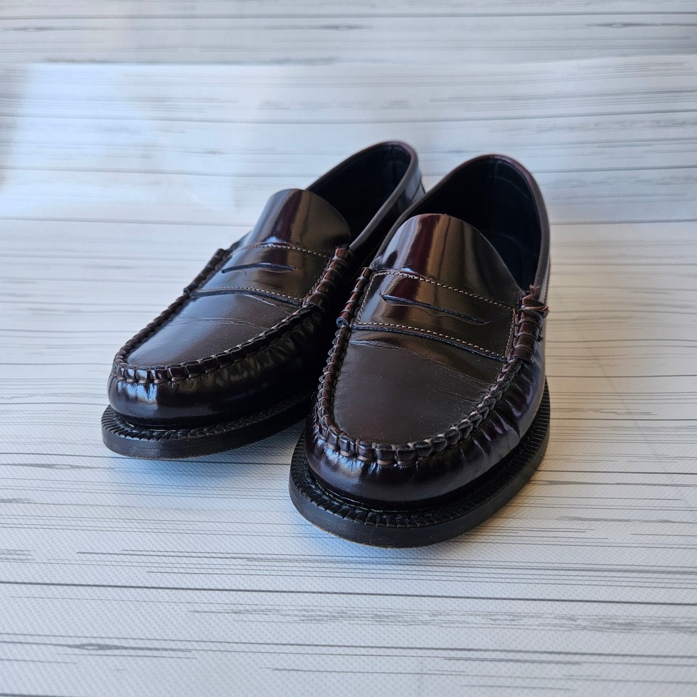 Brooks Brothers Burgundy Penny Loafers